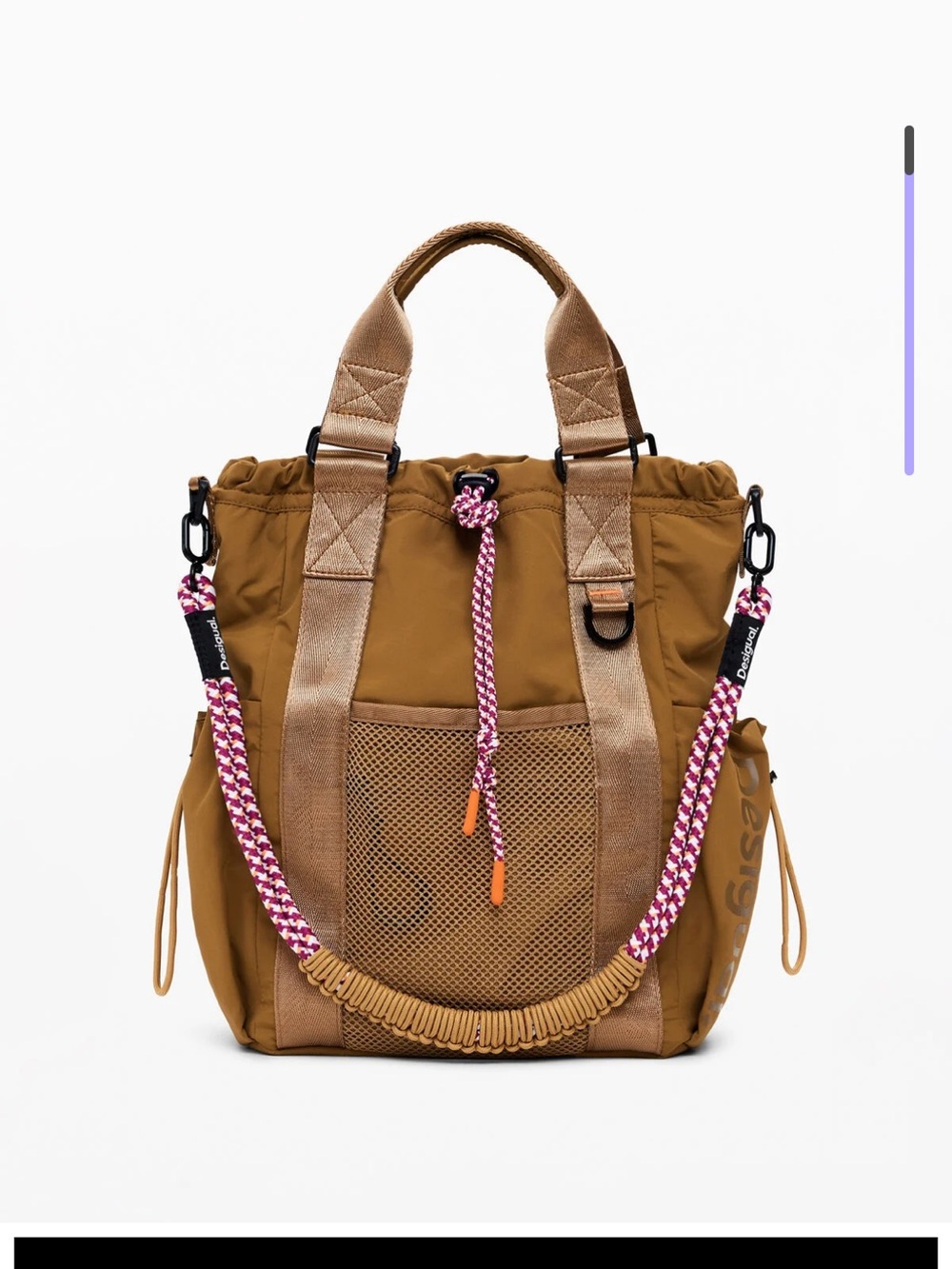 Desigual Multi Position Backpack with Drawstrings - NWT - Picture 1 of 6